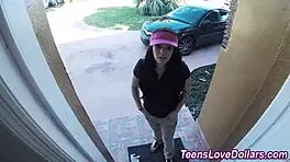 In high definition, a real amateur teen performs a hardcore blowjob and receives a facial!