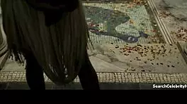 Lucy Lawless and Katrina Law in Spartacus