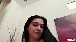 'is delilah dagger ready for hot brunette big cum load in mouth?'