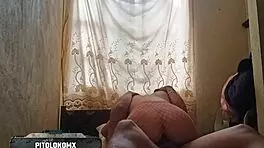 Latina Babe BENDS OVER for DOGGYSTYLE FUCKING in Stockings