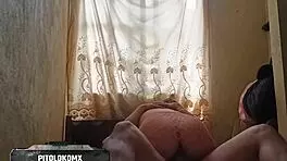 Latina Babe BENDS OVER for DOGGYSTYLE FUCKING in Stockings