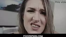 She's not having fun with him, so she deepthroats for her own satisfaction!