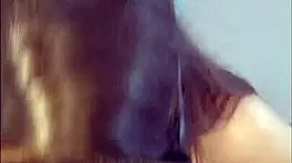 Beautiful girl feels pleasure doing blowjob