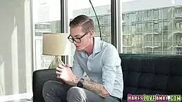 why is valentina nappi lubing her boyfriend's big cock?