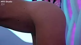 alternative halloween in space with gymnast ella