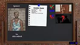 Whoa, that cashier just got an unexpected facial in the 3D hentai game!