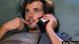 young stepdaughter sucks in sixtynine pose