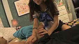 Eighteen-year-old Asian coed with tiny tits gets her asshole split open!