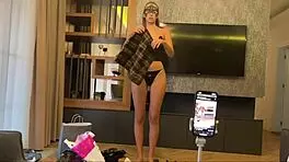 backstage intimate encounter with pretty, long-haired 18yo brunette teen angel - pov style