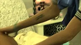 Eighteen-year-old Asian coed with tiny tits gets her asshole split open!