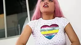 Busty venezuelan fucks very dirty with hunchback 😈