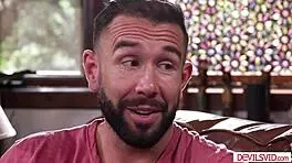 Guy Fucking Petite Lesbian Friend Hard!