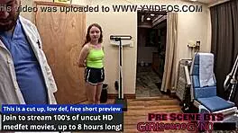 the perv doctor explores serena morgan's petite body in hospital roleplay