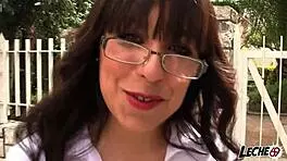 Española con culazo grande follada en el plató de televisión