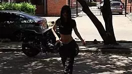 I spot a beautiful latina neighbor lost in my hood