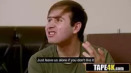 Old Soldier Dominates Hot Young Blonde Girlfriend With Big Cock