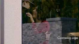 Teen lesbians disguise lies in seductive scissoring and squirting.