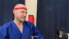 Russian Blonde's Tight Butthole Defeated!