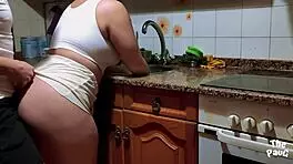 Did You See That Big Ass Latina In Shorts Making Me Crazy In The Kitchen?