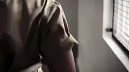 Blonde teen threesome fucked by prison guards