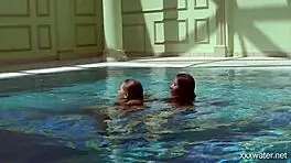 i feel intense underwater passion with serbian and russian lesbos