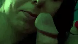 Latina Swallows Cum During Car Trip