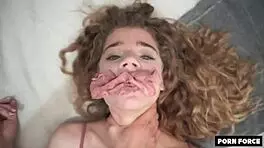 Spare Some Change For Her First Time On Camera