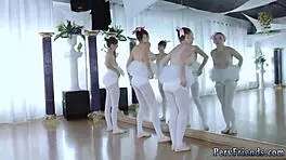 teen strapon orgy first time ballerinas