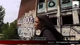 Lullu Gun Sucks Dick And Gets Boned By Porn Stud In Abandoned Railway Area Until Cum