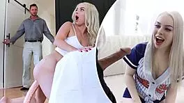 Danny Enjoys His Extra Small Girlfriend And Fills Her Tiny Pussy With His Massive Dick