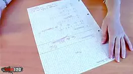 why does young redhead lola bella play the anal teacher in the classroom?