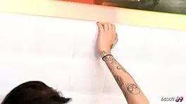 Three Inked Big Boobs Women in Intense Lesbian Threesome