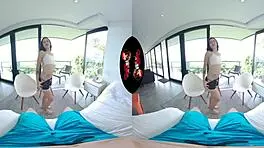 Intense VR Experience Of 18-Year-Old Latina Teen's First Porn Shoot