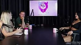 Val Mineirinha's Bora Cast Compilations with Bruna Carlos on Sheer Red