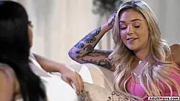 Adultmovs com - blonde first time experiences face sitting with busty best friend