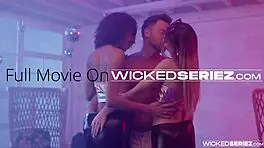 Wicked series builds shy pornstar's deepthroat skills.