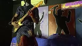 Sexy African Teen Stripper Slut Sucks Off