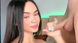 Beautiful Girl Getting Fun With Her Boyfriend She Loves To Suck Dick