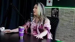 Teen Blonde in Lingerie Enjoys First Time Menage and Halloween Fun