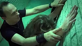 Ball Gagged Blonde Fucked Mercilessly