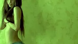 Hot girlfriend in jeans teasing