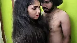 Horny Indian College Girl Enjoys Private Fun with Boyfriend in Bedroom