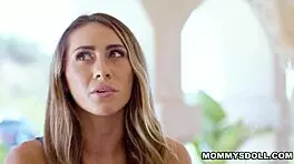 Threesome with milf brittany andrews, mackenzie mace, and ella reese licking wet pussies