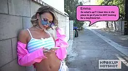 90-Pound Hooker Emma Hix Begs to Get Fucked by Bryan Gozzling 😈