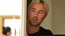 Young stud resists mom-in-laws body in shower