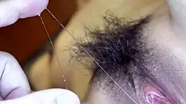 Uncensored 19-year-old japanese beauty slender black-haired cute pussy creampie sex and blowjob toy caressing