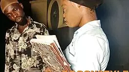 Moaning as my boss bangs me with his huge cock and I cum hard