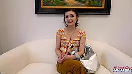 petite brunette wendy intensely sucks and rims juicy cock