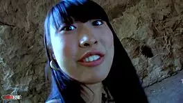 Natural Bigtits Asian Pornstar Sharon Lee Enjoys Rough Anal Sex In A Cave