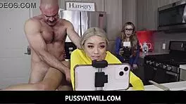 pussyatwill - just takes what he wants from his stepsister - gia dibella krystal davis